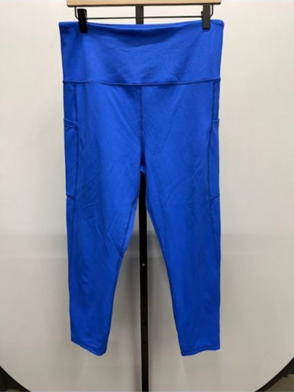 Zyia Active Blue Metallic Light N Tight Leggings